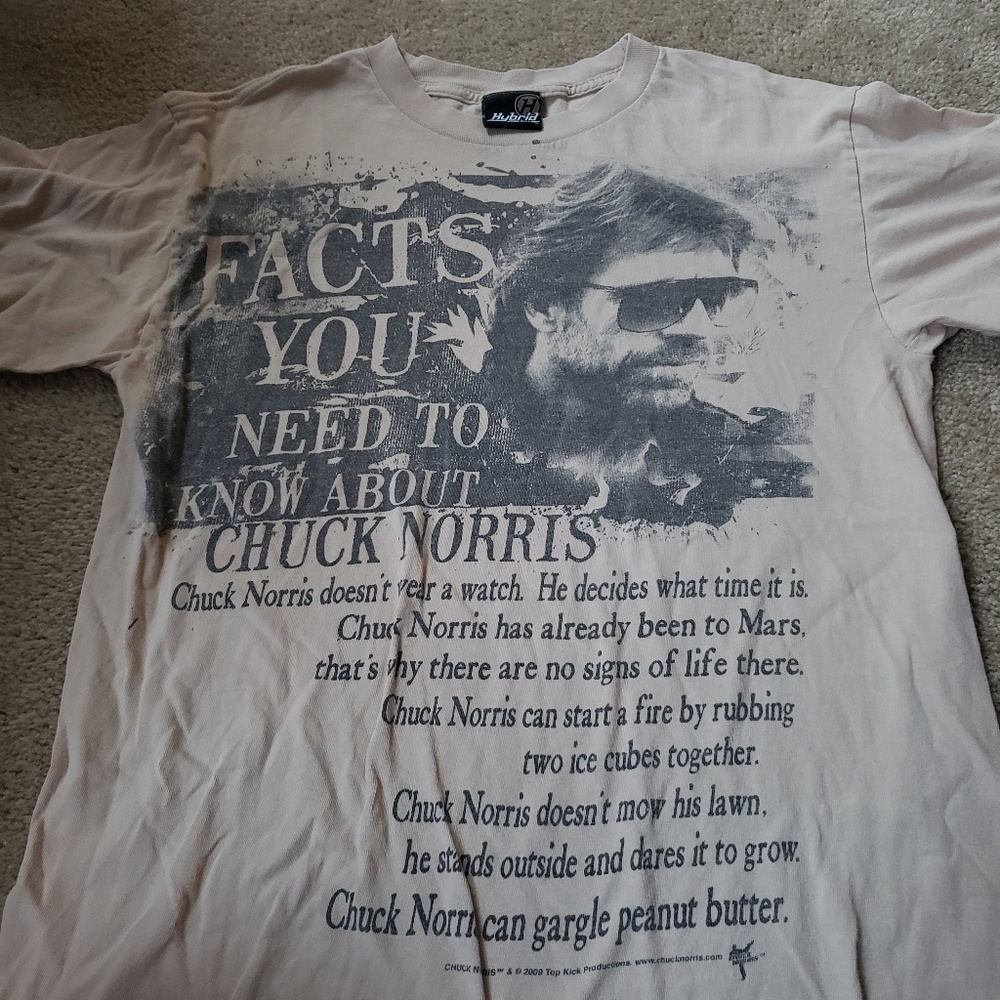 Chuck Norris tee size M